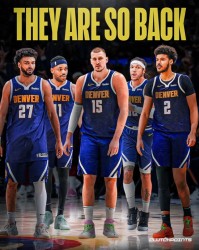 掘金新五人组：约基奇、穆雷、戈登、布鲁斯-布朗、卡梅隆-约翰逊