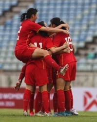 开云电子-【U20女足亚预赛】欧阳玉环破门 中国5比0尼泊尔