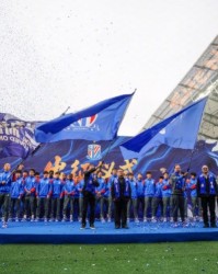 开云电子-上海申花足球俱乐部举行2026赛季出征仪式